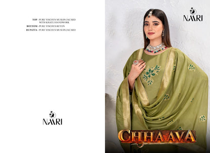 छावा नारी शुद्ध मलमल पैंट स्टाइल सूट निर्माता अहमदाबाद