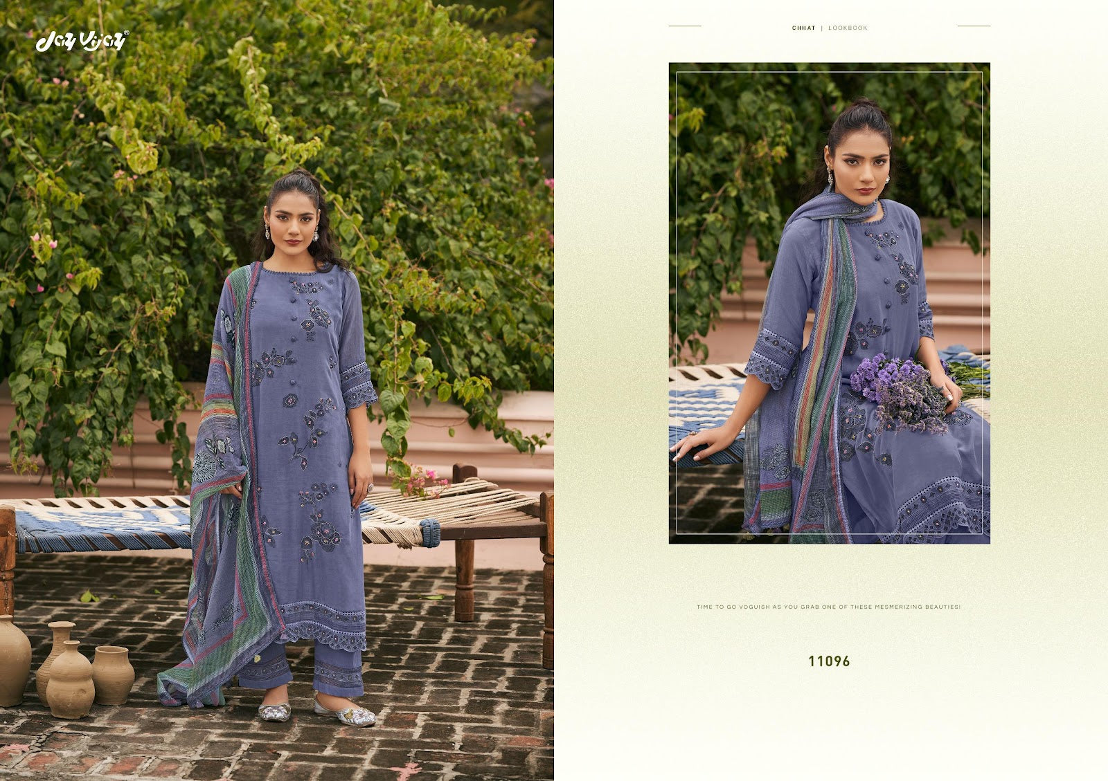 Chhat Jay Vijay Chanderi Pant Style Suits Wholesaler India