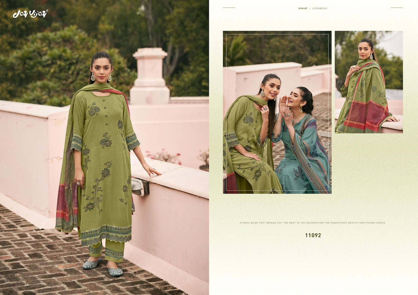 Chhat Jay Vijay Chanderi Pant Style Suits Wholesaler India