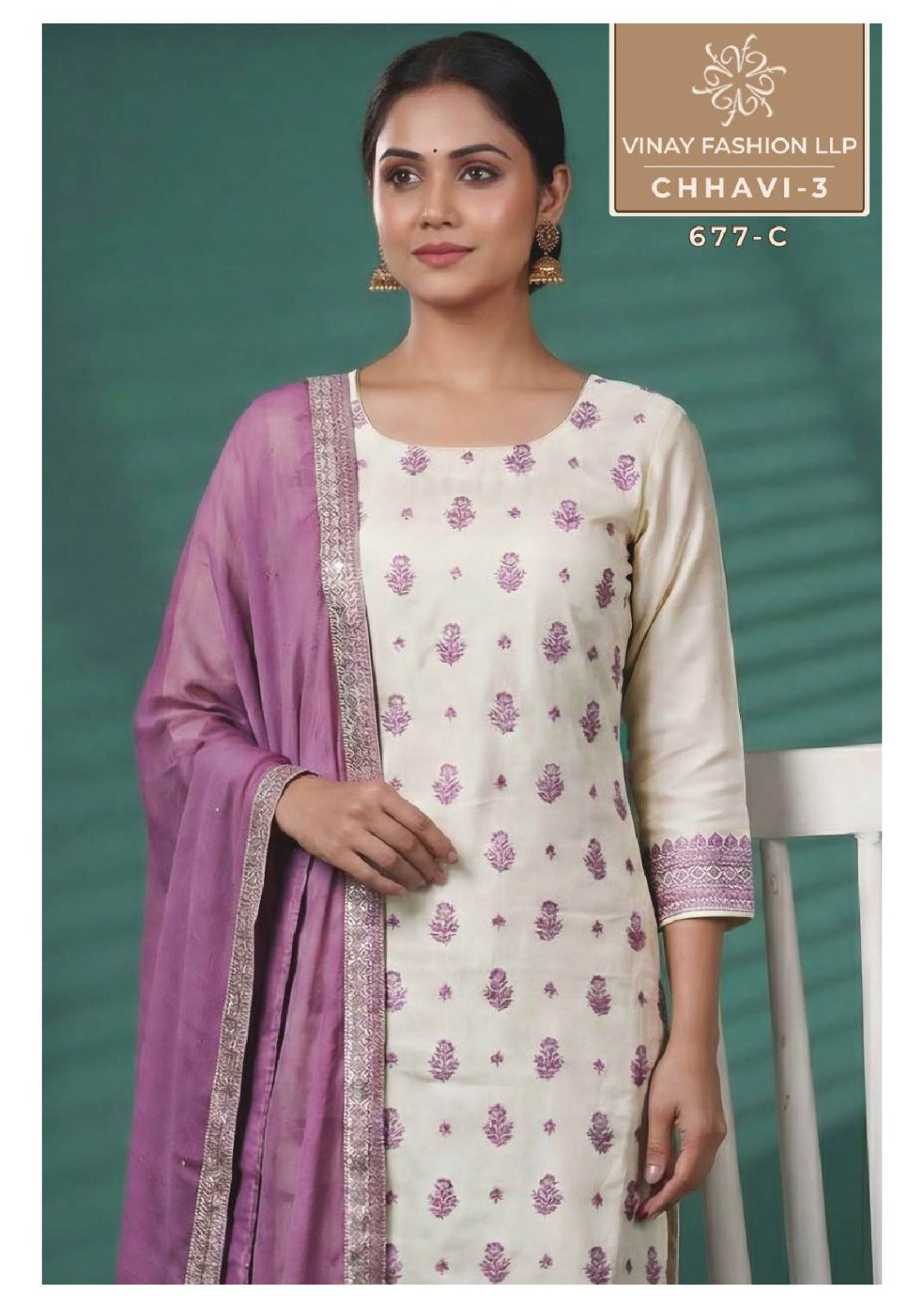 Chhavi 3 Kuleesh Vinay Fashion Llp Viscose Muslin Pant Style Suits Wholesale Rate