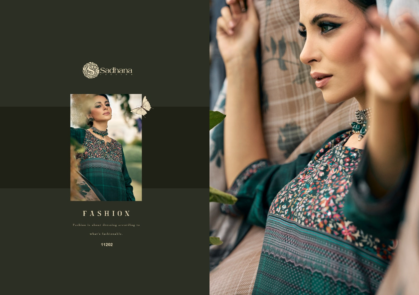 Chhavi Sadhana Viscose Pashmina Suits Supplier India