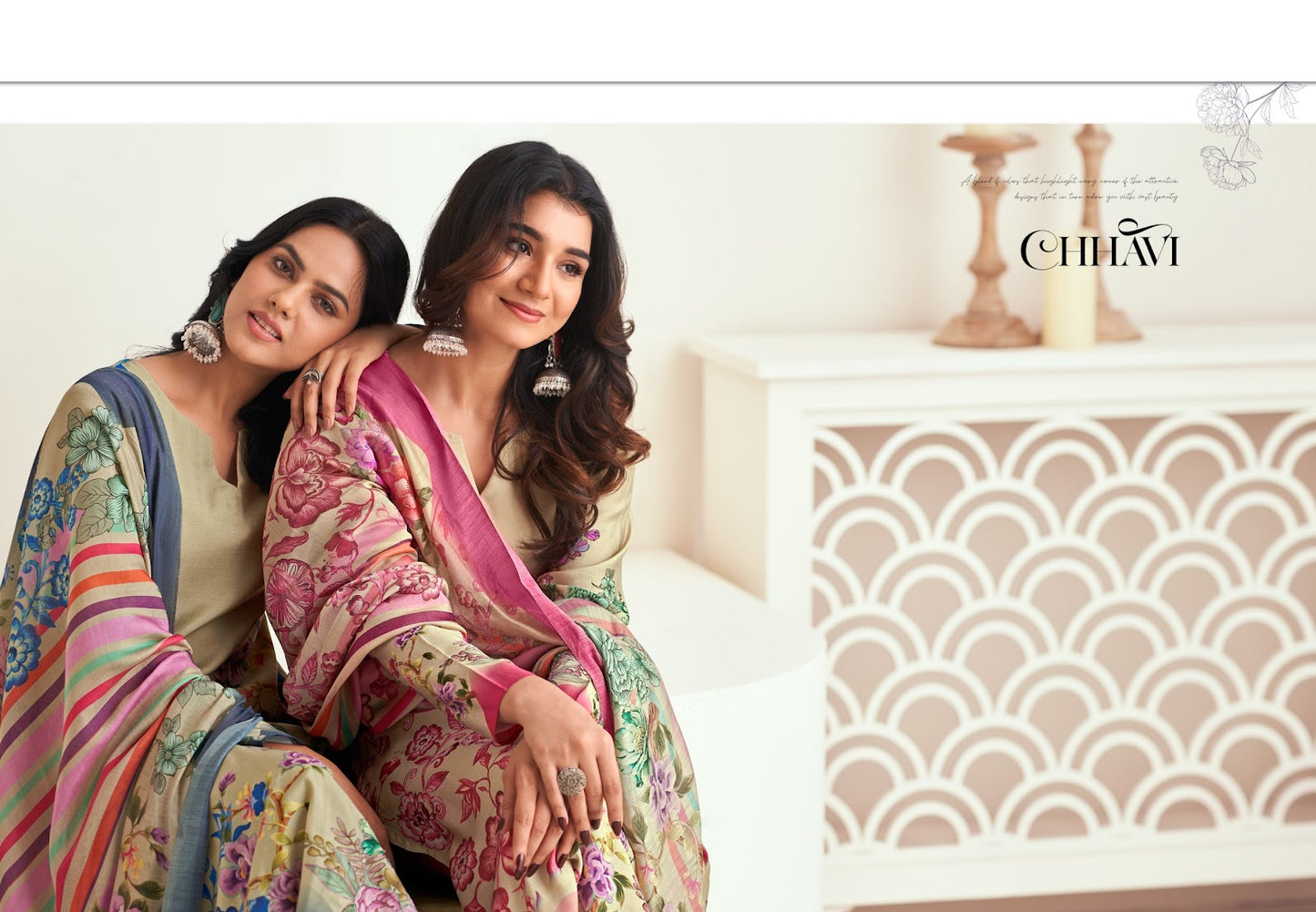 Chhavi Simar Muslin Pant Style Suits Wholesaler Gujarat