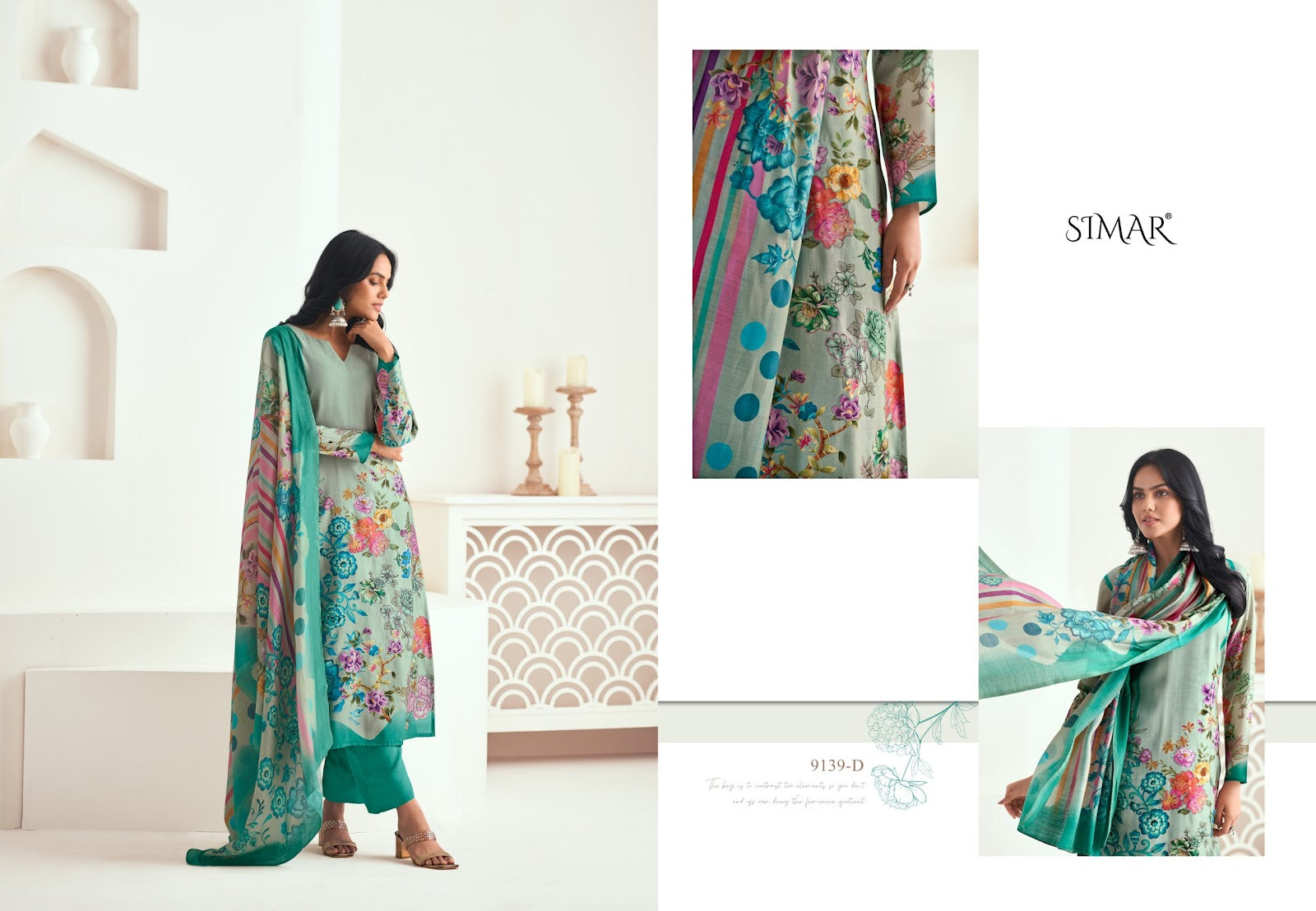 Chhavi Simar Muslin Pant Style Suits Wholesaler Gujarat