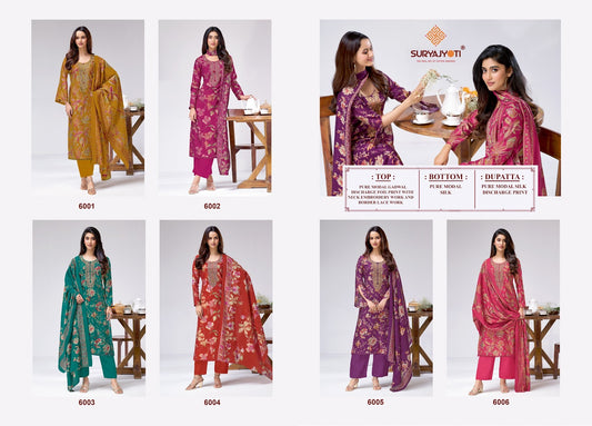 Chhavi Vol 1 Suryajyoti Gadwal Pant Style Suits Manufacturer India