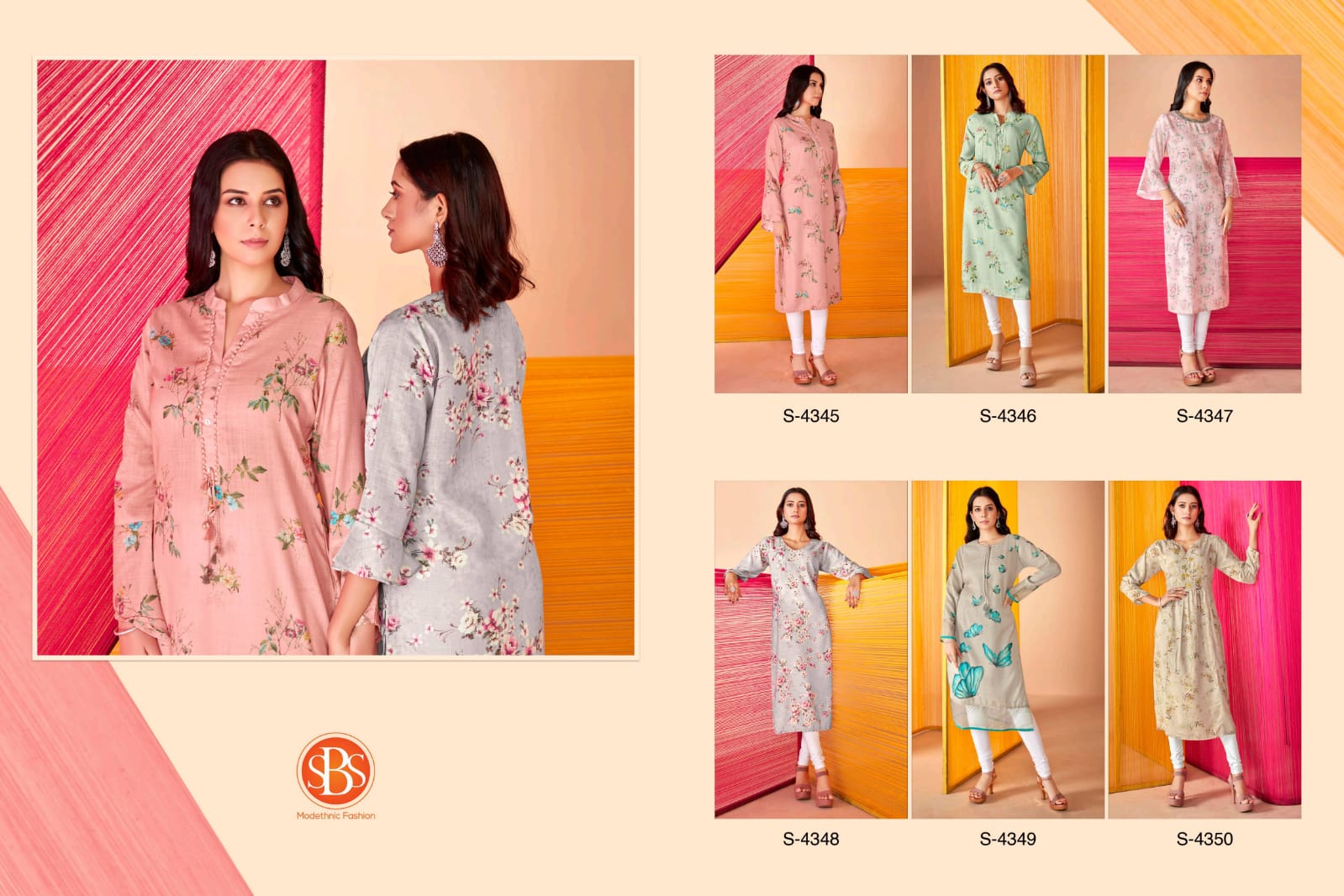 Chhaya Sbs Cotton Straight Cut Kurtis Exporter