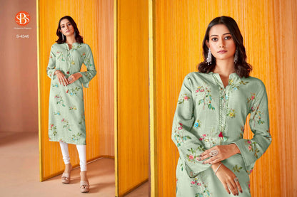Chhaya Sbs Cotton Straight Cut Kurtis Exporter