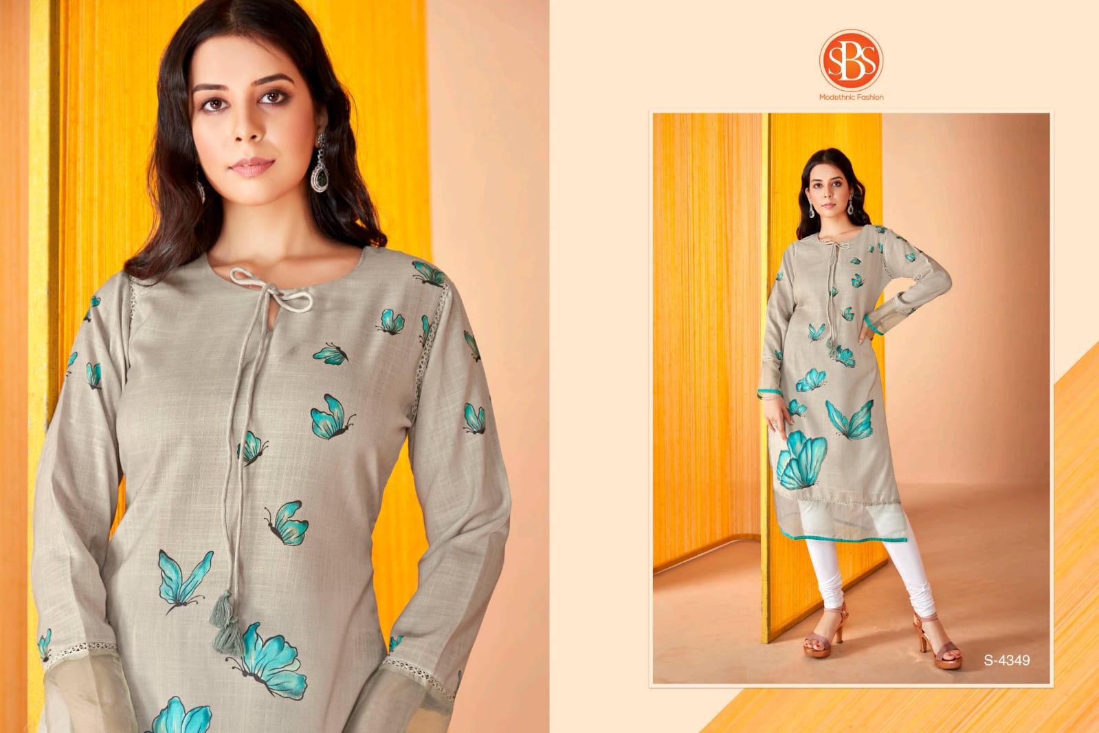 Chhaya Sbs Cotton Straight Cut Kurtis Exporter