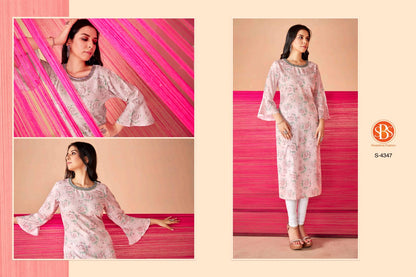 Chhaya Sbs Cotton Straight Cut Kurtis Exporter