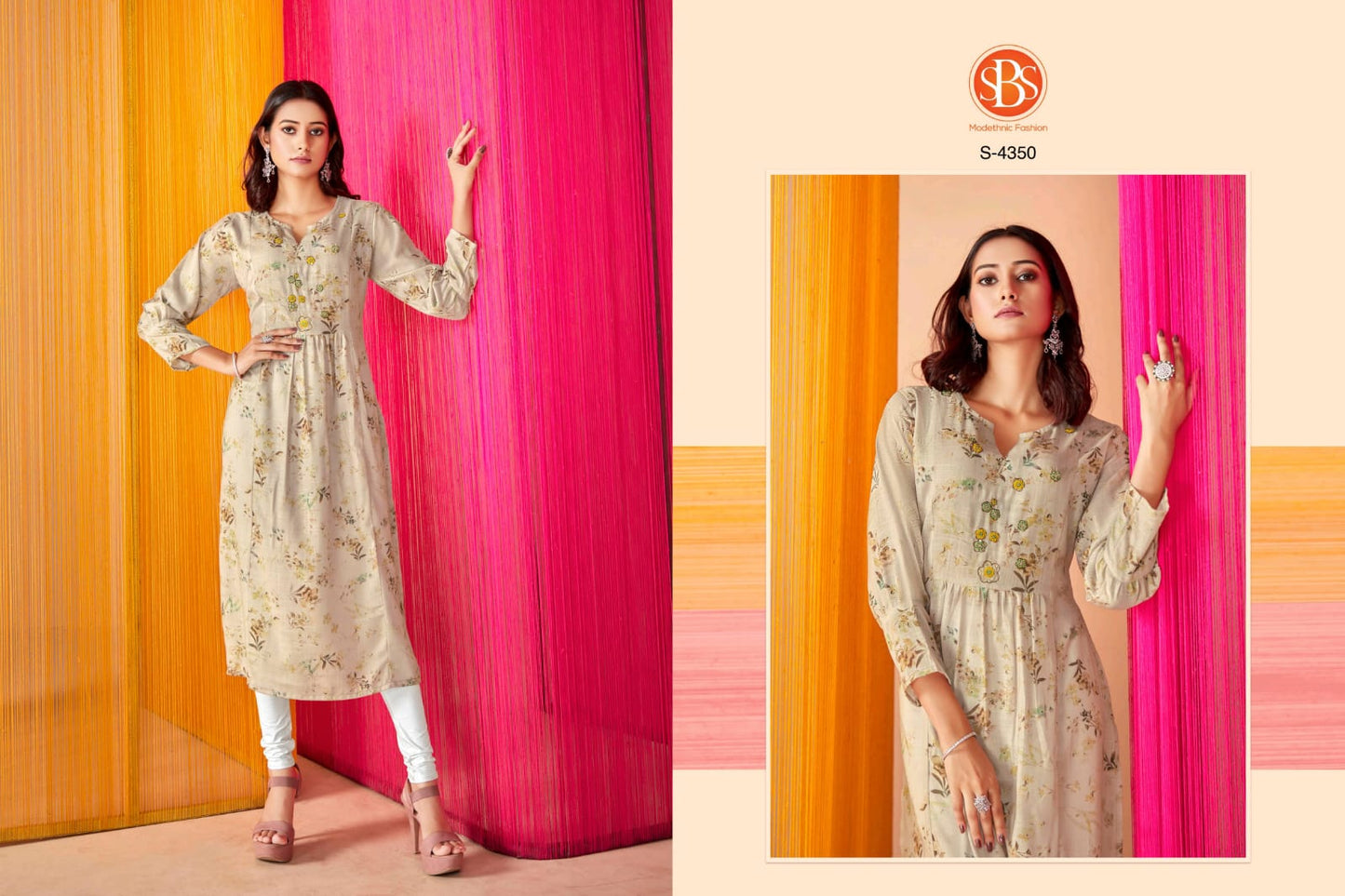 Chhaya Sbs Cotton Straight Cut Kurtis Exporter