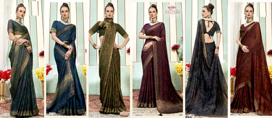 Chhaya Vallabhi Prints Georgette Sarees Wholesaler Gujarat