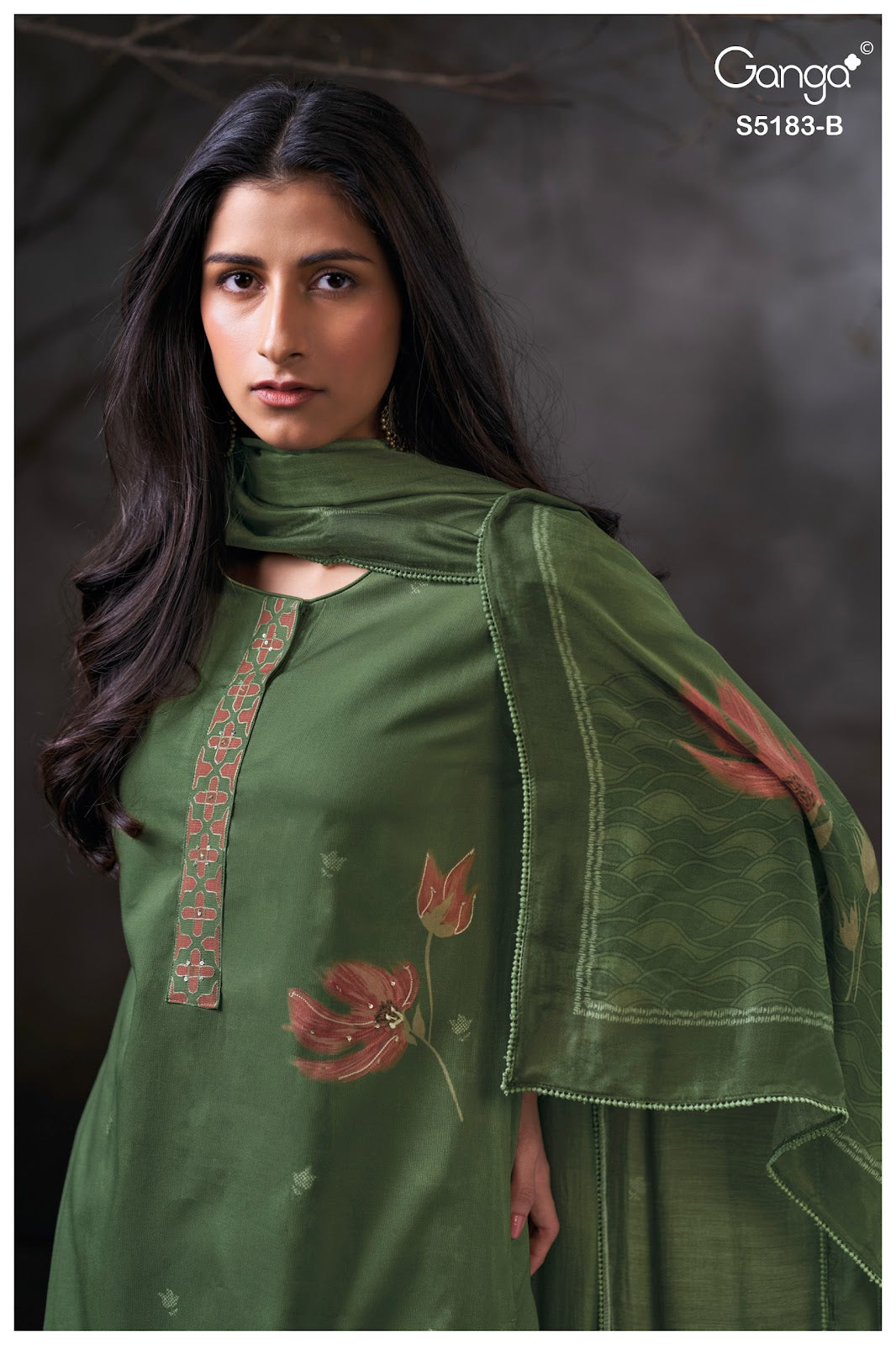 Chiana S5183 Ganga Corduroy Plazzo Style Suits Wholesale Rate