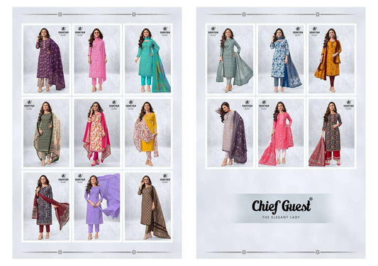 Chief Guest Vol 34 Deeptex Prints Cotton Dress Material Exporter