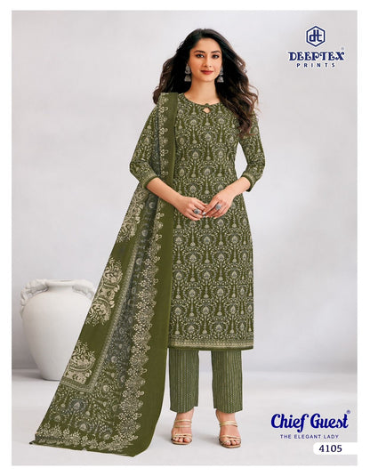 Chief Guest Vol 41 Deeptex Prints Cotton Dress Material Wholesaler