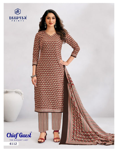 Chief Guest Vol 41 Deeptex Prints Cotton Dress Material Wholesaler