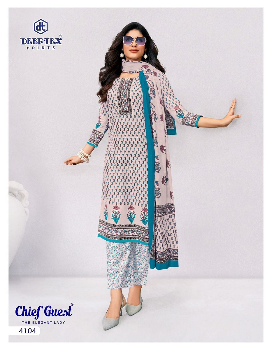 Chief Guest Vol 41 Deeptex Prints Readymade Cotton Pant Suits Wholesale