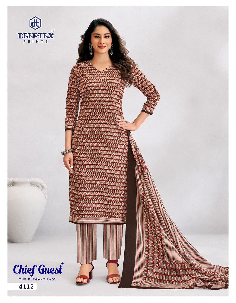 Chief Guest Vol 41 Deeptex Prints Readymade Cotton Pant Suits Wholesale