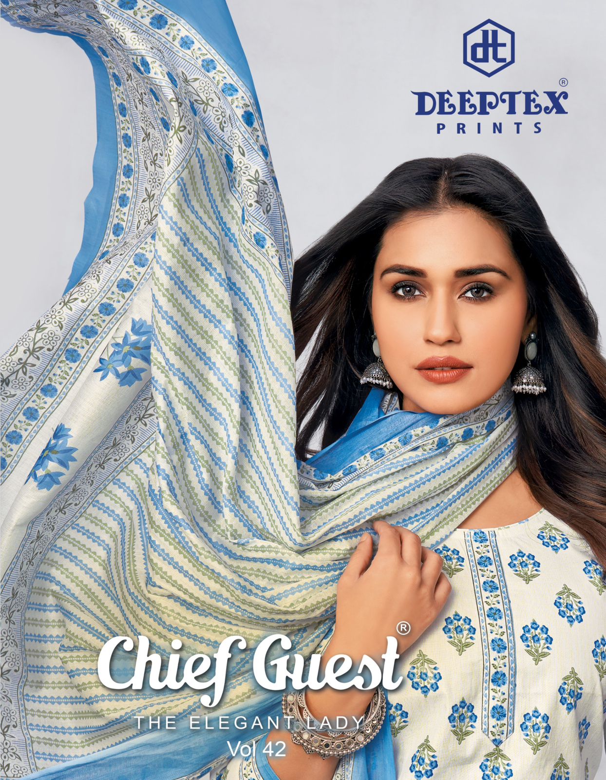 Chief Guest Vol 42 Deeptex Prints Readymade Cotton Pant Suits Manufacturer India