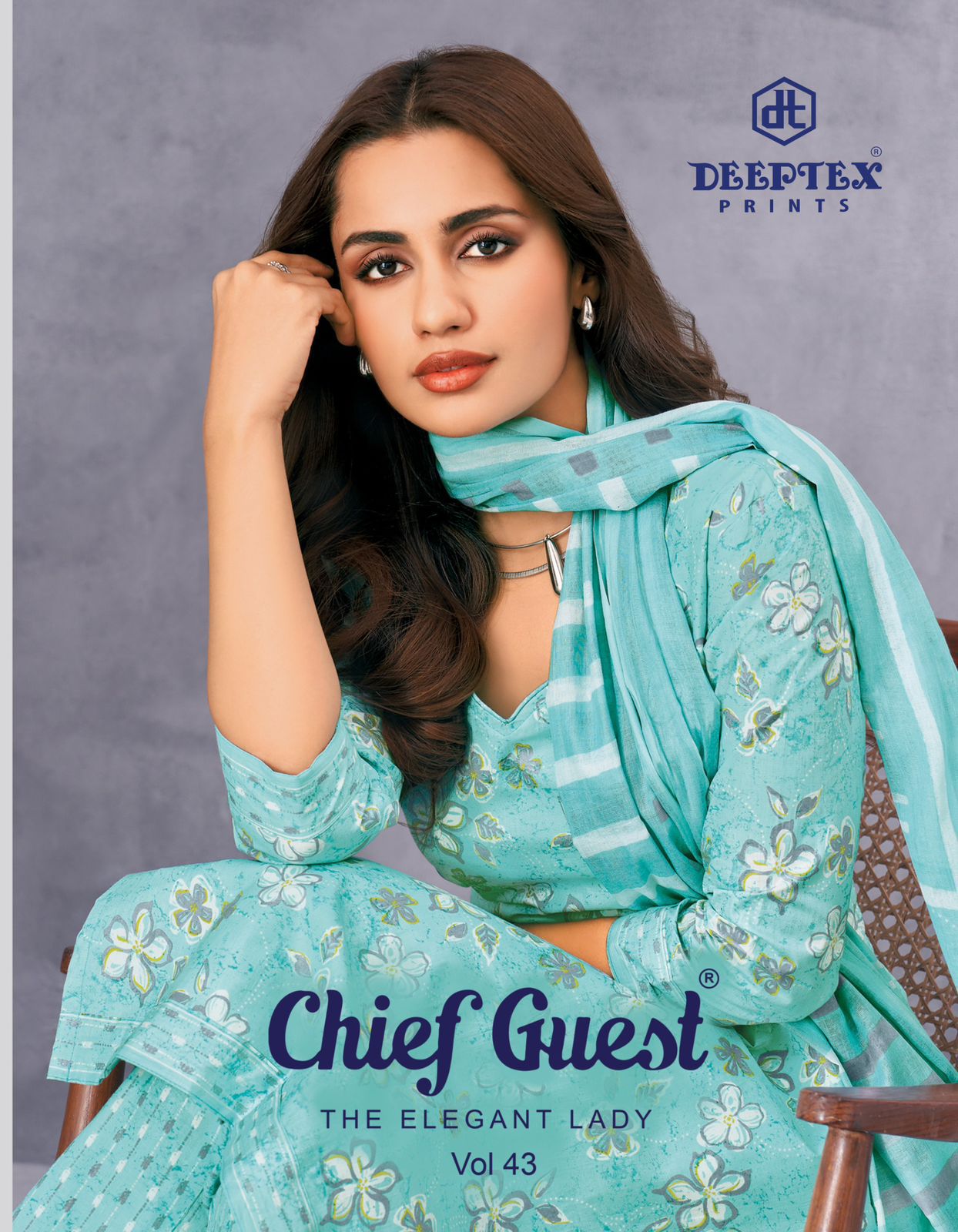 Chief Guest Vol 43 Deeptex Prints Cotton Dress Material Supplier Ahmedabad