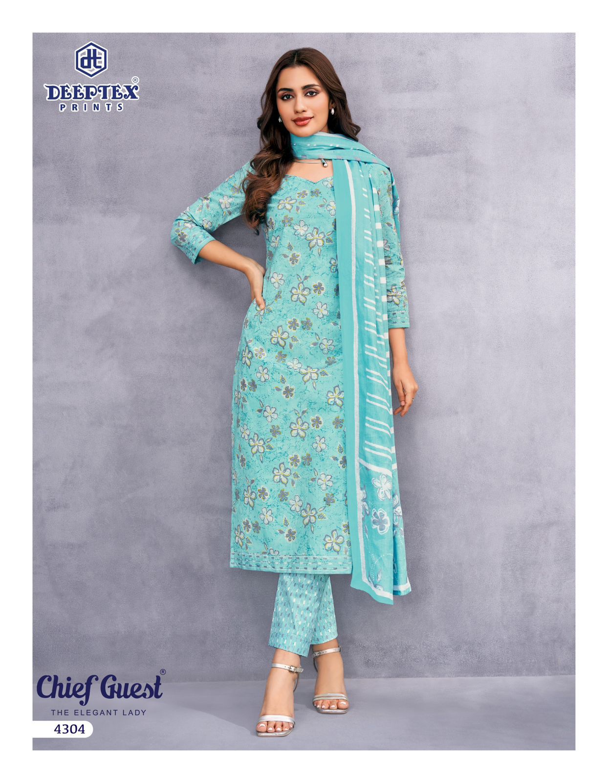 Chief Guest Vol 43 Deeptex Prints Cotton Dress Material Supplier Ahmedabad