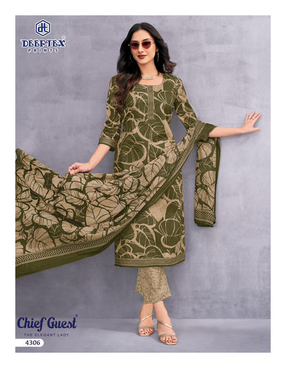 Chief Guest Vol 43 Deeptex Prints Cotton Dress Material Supplier Ahmedabad