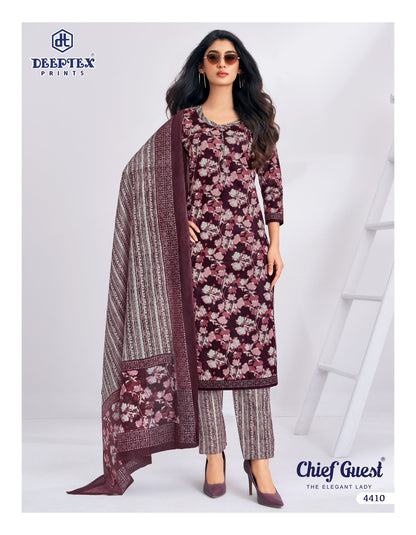 Chief Guest Vol 44 Deeptex Prints Cotton Dress Material Wholesale Price