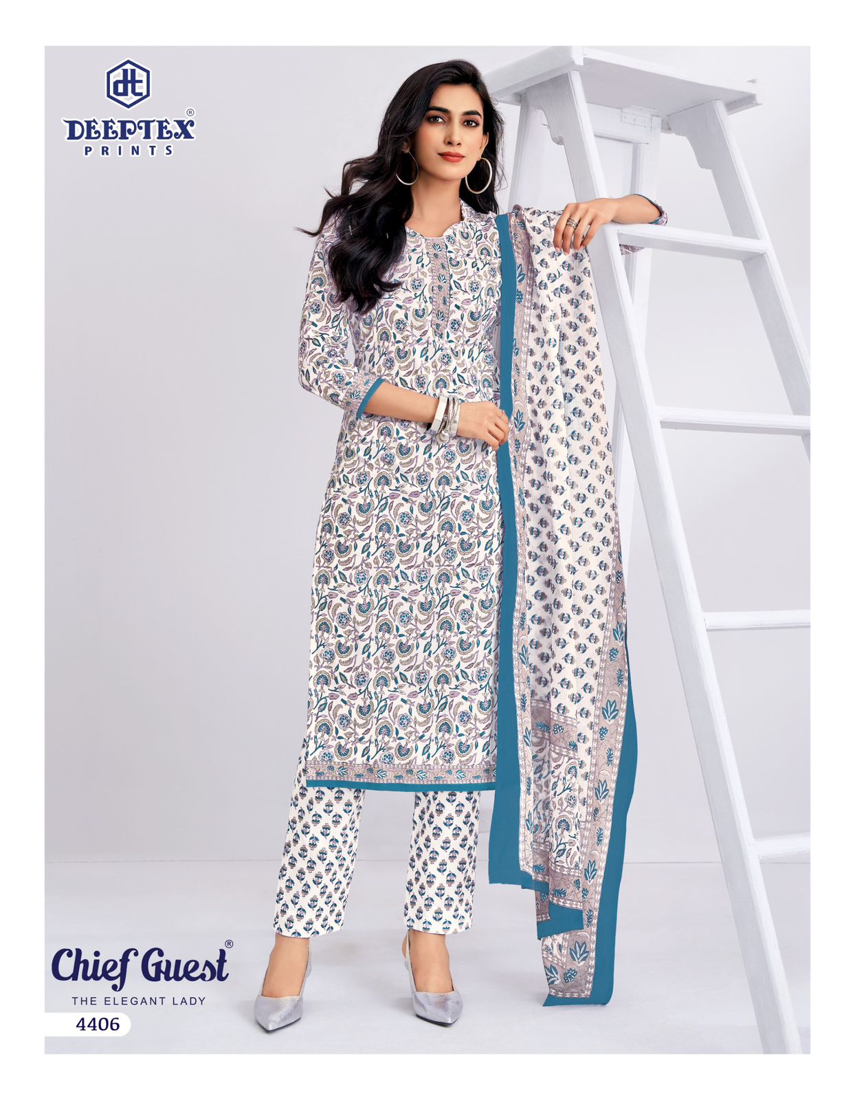 Chief Guest Vol 44 Deeptex Prints Cotton Dress Material Wholesale Price