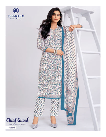 Chief Guest Vol 44 Deeptex Prints Cotton Dress Material Wholesale Price