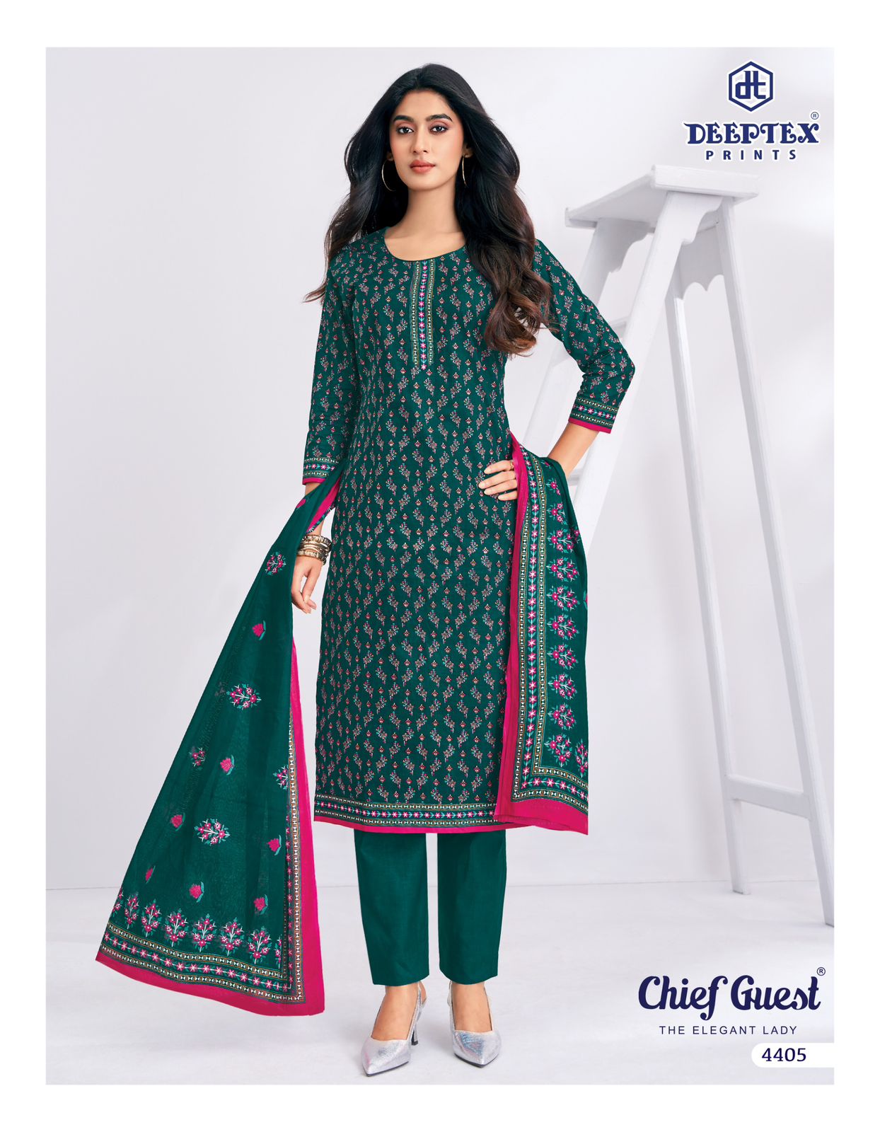 Chief Guest Vol 44 Deeptex Prints Cotton Dress Material Wholesale Price