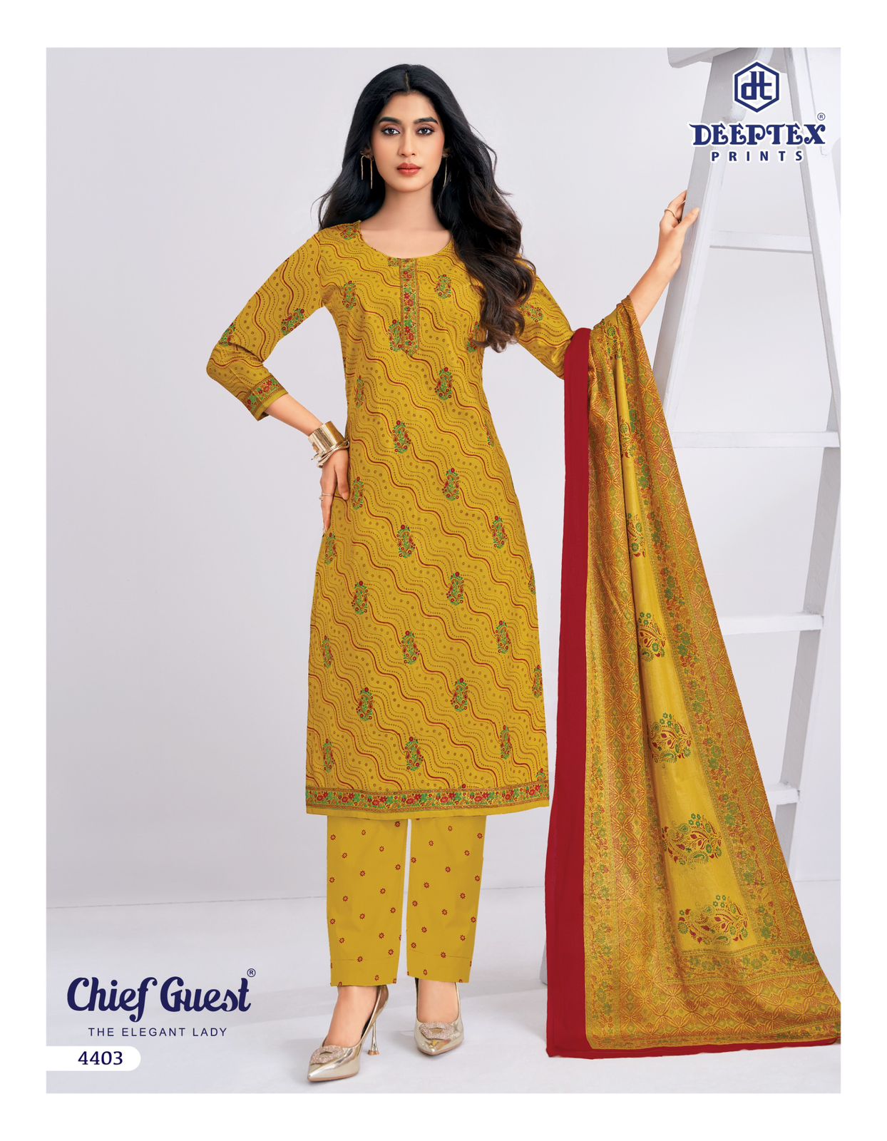 Chief Guest Vol 44 Deeptex Prints Cotton Dress Material Wholesale Price