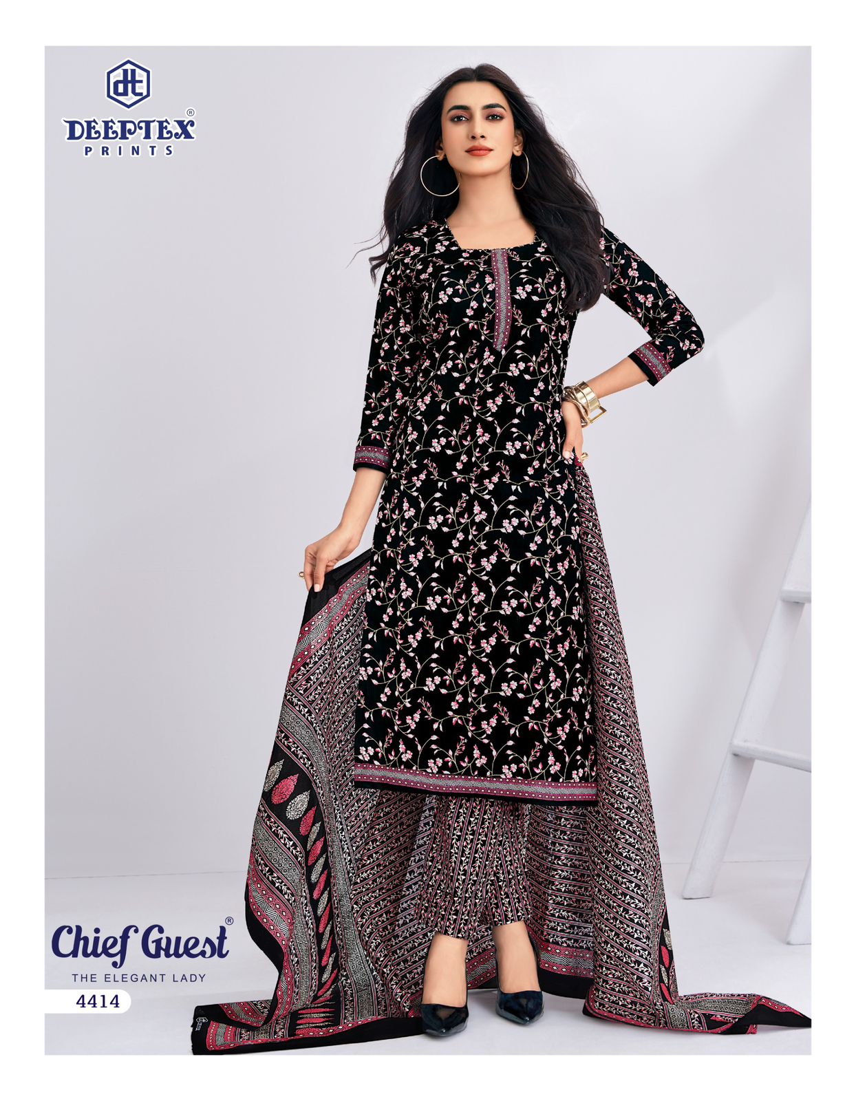 Chief Guest Vol 44 Deeptex Prints Cotton Dress Material Wholesale Price