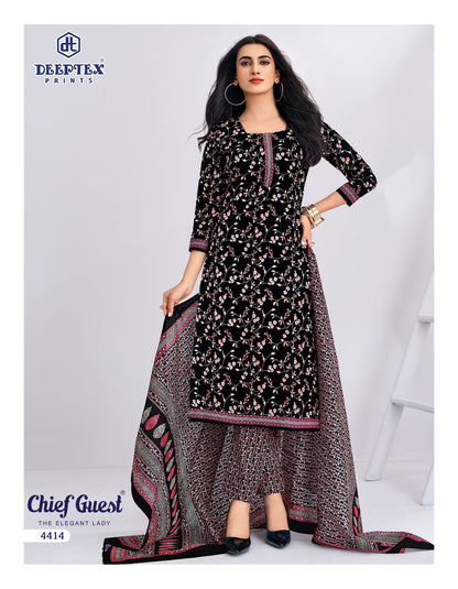 Chief Guest Vol 44 Deeptex Prints Cotton Dress Material Wholesale Price