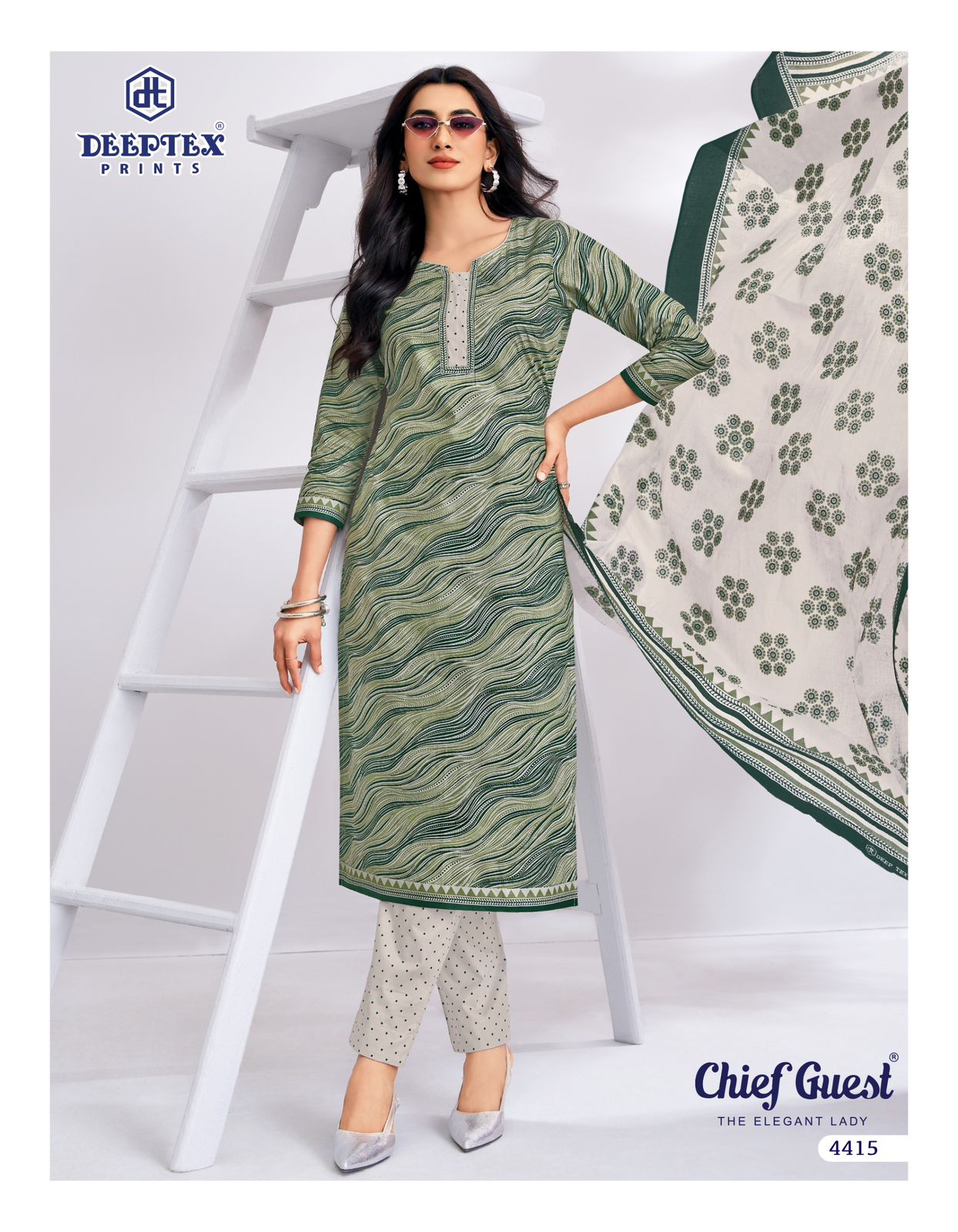 Chief Guest Vol 44 Deeptex Prints Cotton Dress Material Wholesale Price