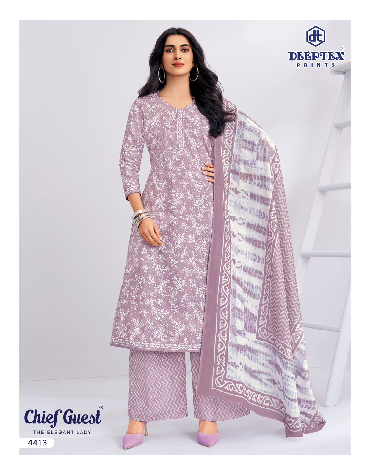 Chief Guest Vol 44 Deeptex Prints Cotton Dress Material Wholesale Price