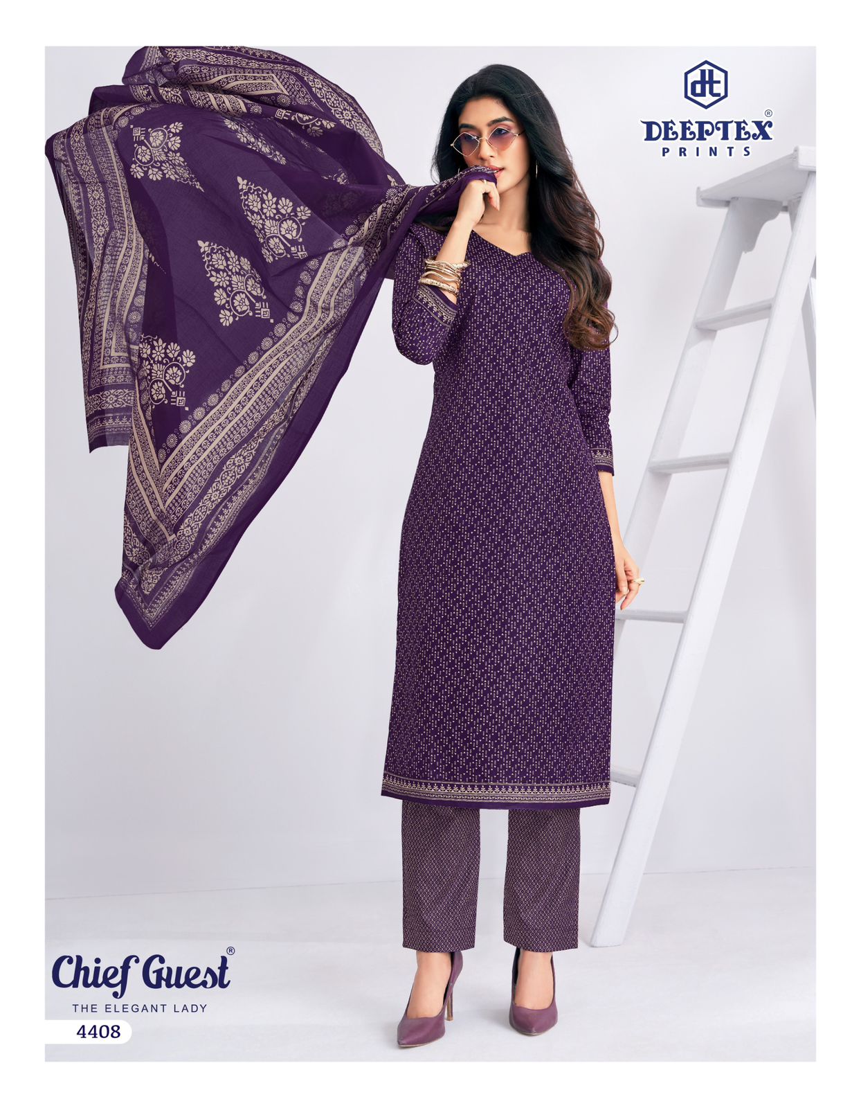 Chief Guest Vol 44 Deeptex Prints Cotton Dress Material Wholesale Price