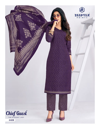 Chief Guest Vol 44 Deeptex Prints Cotton Dress Material Wholesale Price