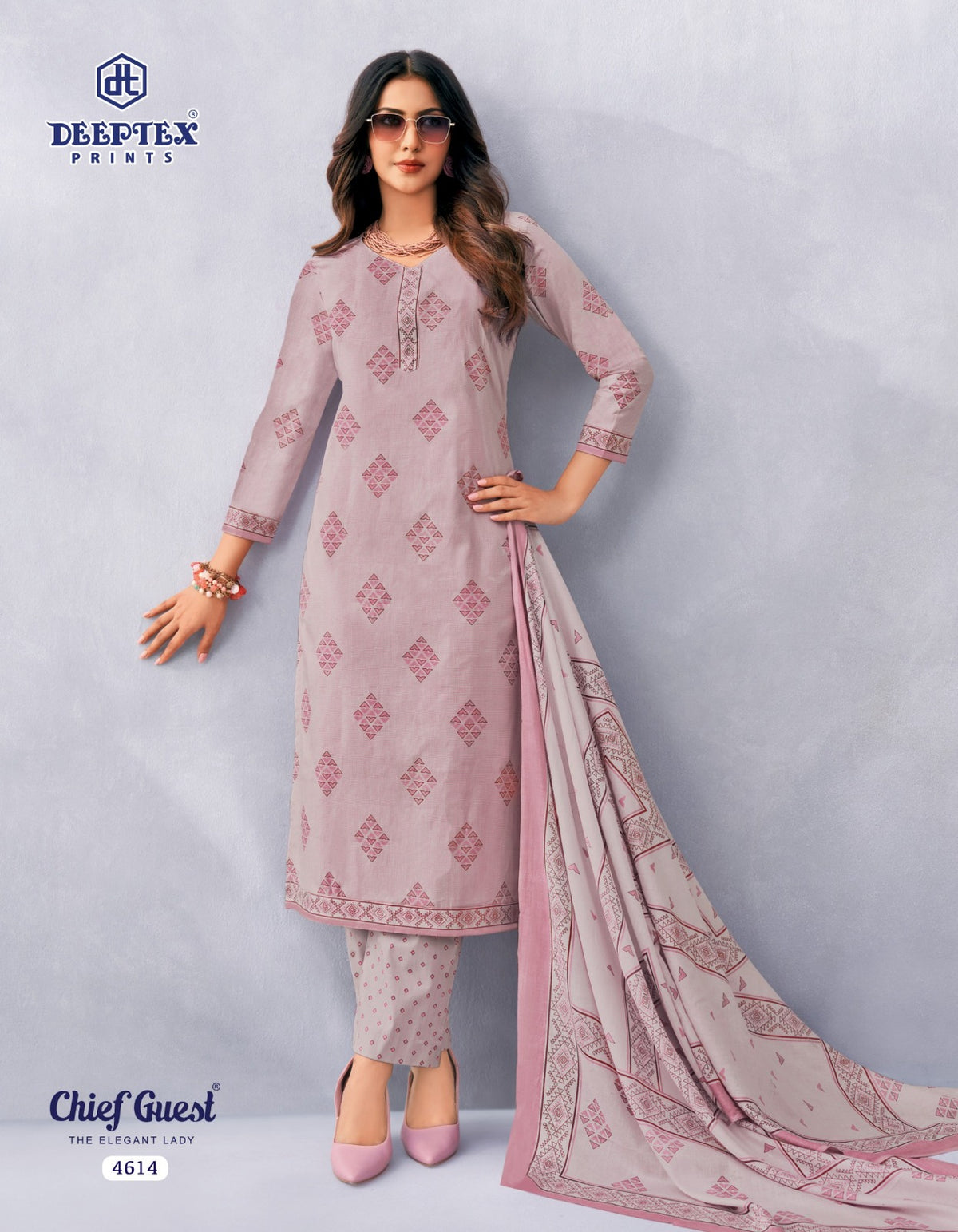 Chief Guest Vol 46 Deeptex Prints Cotton Dress Material Manufacturer Gujarat