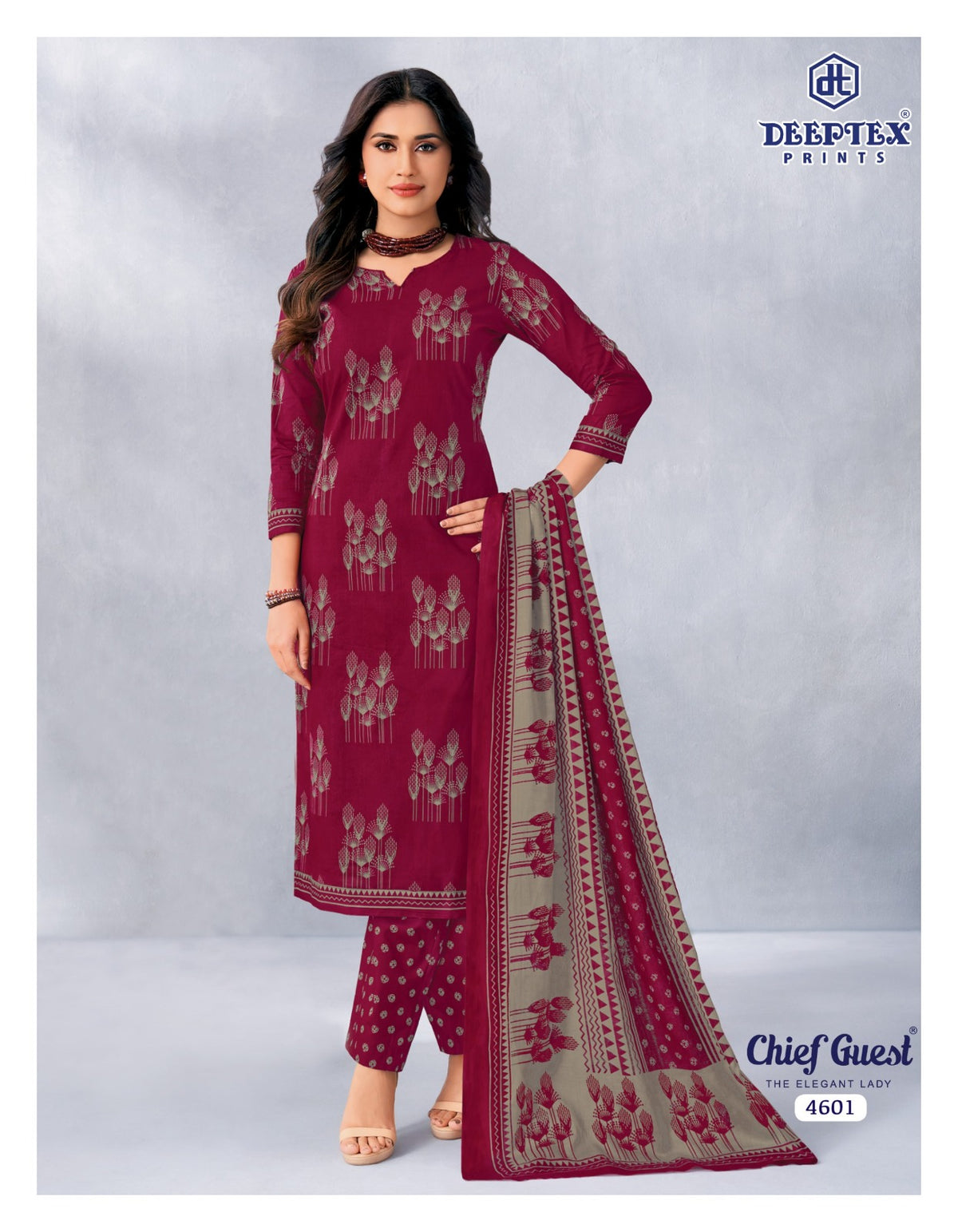 Chief Guest Vol 46 Deeptex Prints Cotton Dress Material Manufacturer Gujarat