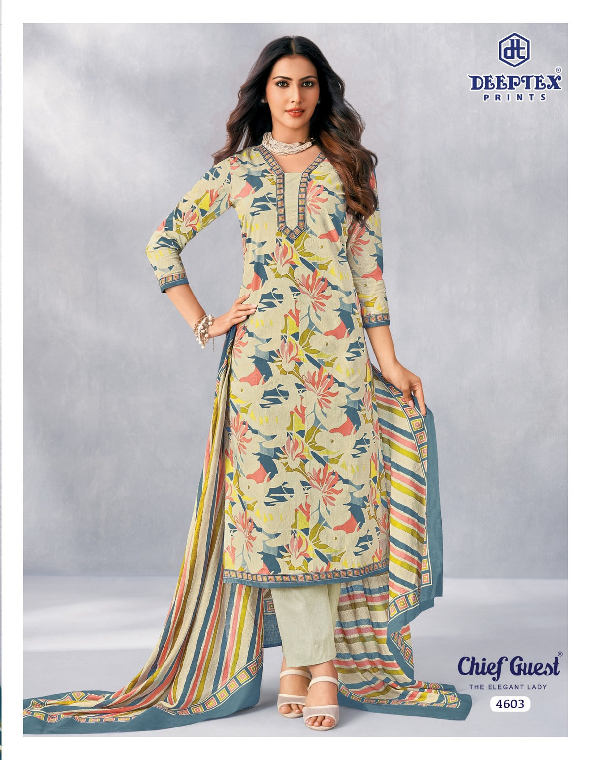 Chief Guest Vol 46 Deeptex Prints Cotton Dress Material Manufacturer Gujarat