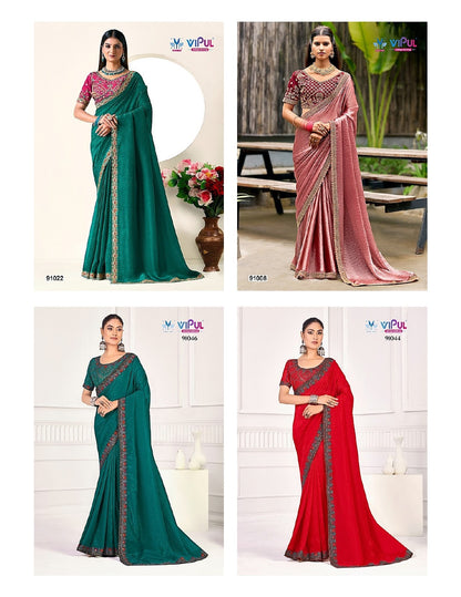 Chiffon 3008 Vipul Sarees Supplier India