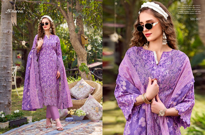 Chikankari Al Marina Cotton Karachi Salwar Suits Wholesaler Gujarat