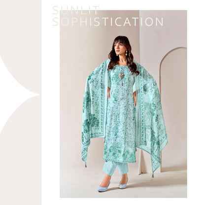 Chikankari Edition Khuda Baksh Prints Lawn Karachi Salwar Suits Manufacturer Ahmedabad