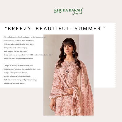 Chikankari Edition Khuda Baksh Prints Lawn Karachi Salwar Suits Manufacturer Ahmedabad