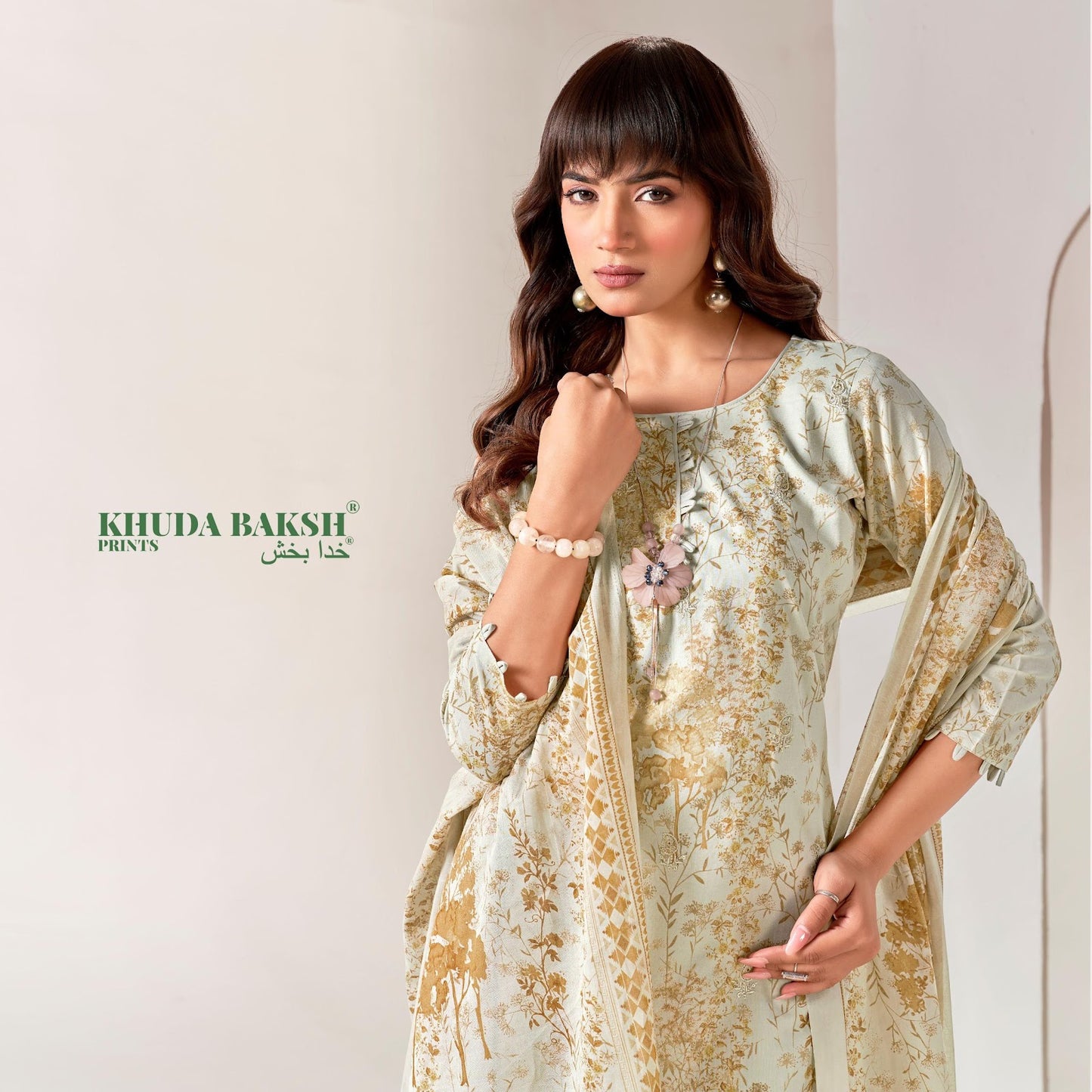 Chikankari Edition Khuda Baksh Prints Lawn Karachi Salwar Suits Manufacturer Ahmedabad