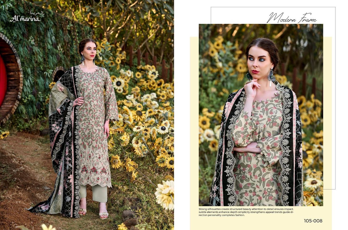 Chikankari Vol 3 Al Marina Cotton Karachi Salwar Suits Supplier Gujarat