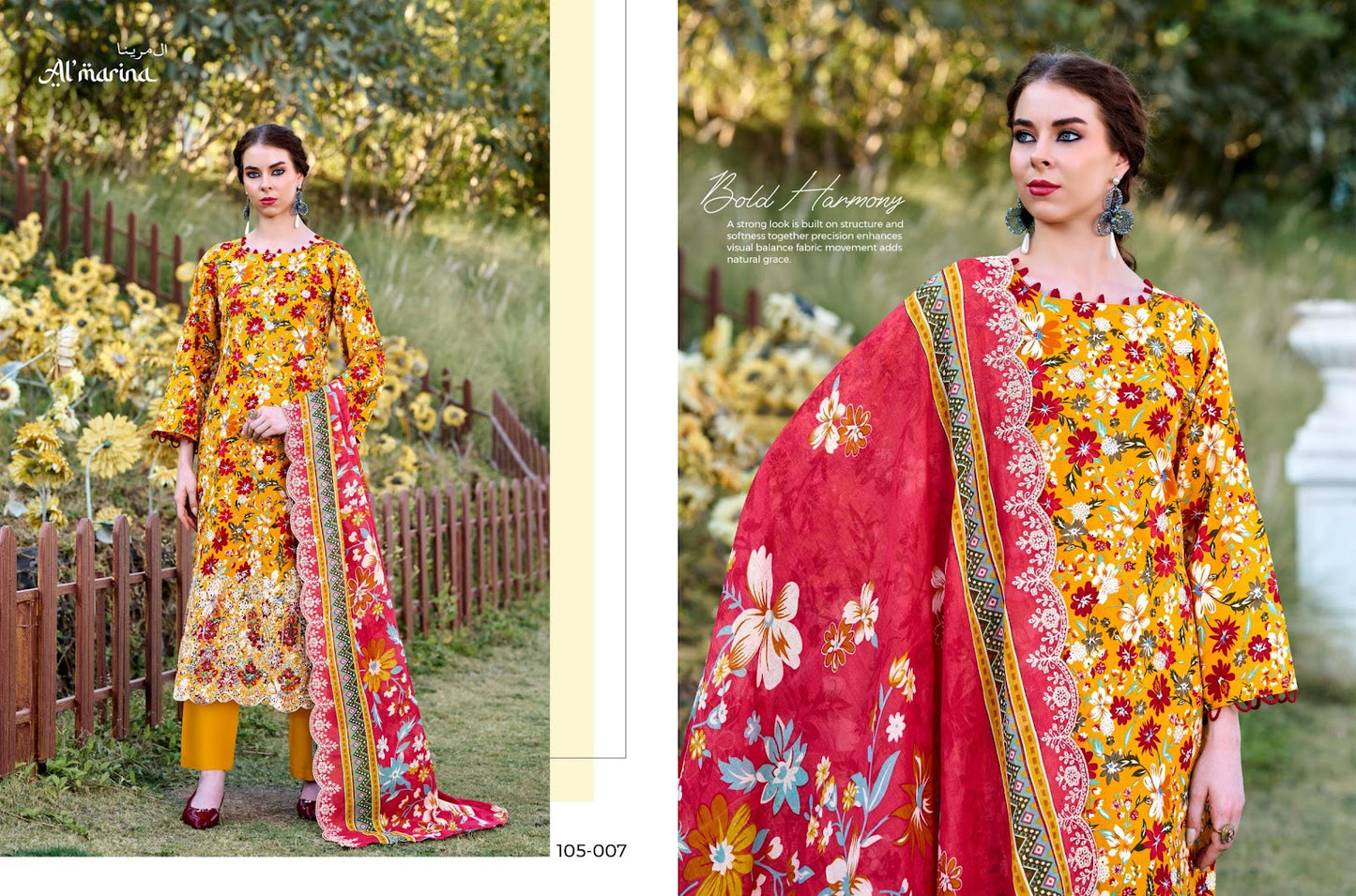 Chikankari Vol 3 Al Marina Cotton Karachi Salwar Suits Supplier Gujarat