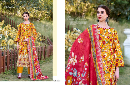 Chikankari Vol 3 Al Marina Cotton Karachi Salwar Suits Supplier Gujarat