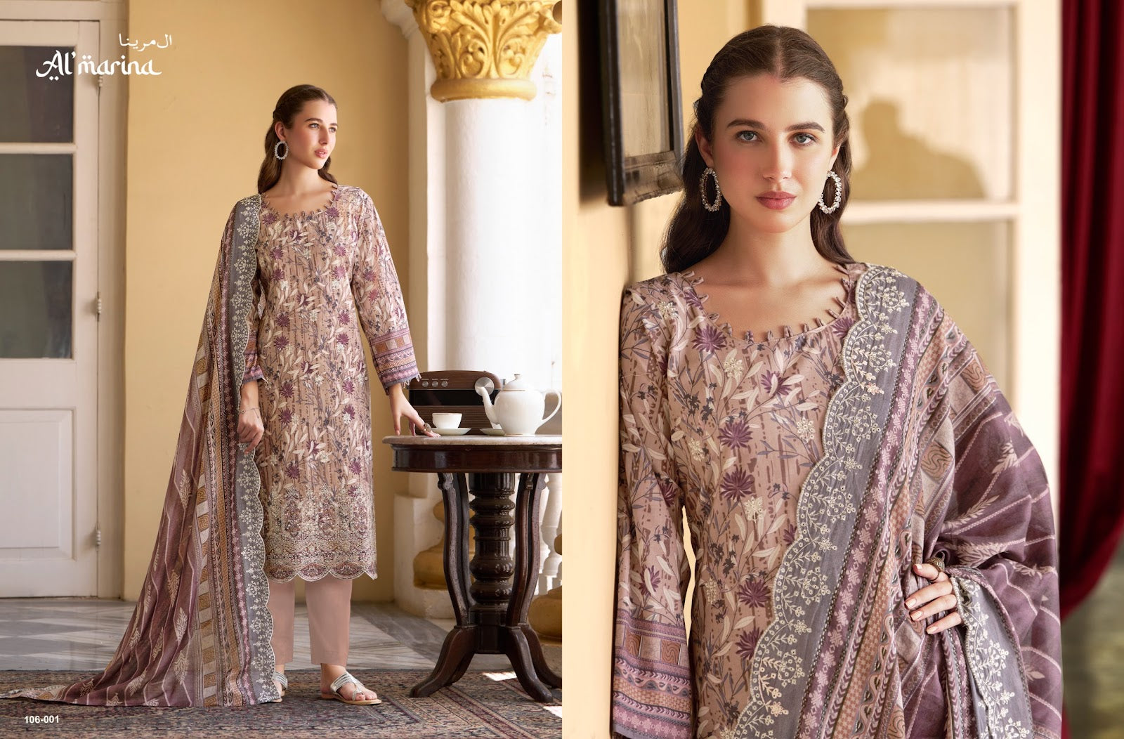 Chikankari Vol 4 Al Marina Cotton Karachi Salwar Suits Manufacturer India