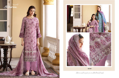 Chikankari Vol 4 Al Marina Cotton Karachi Salwar Suits Manufacturer India