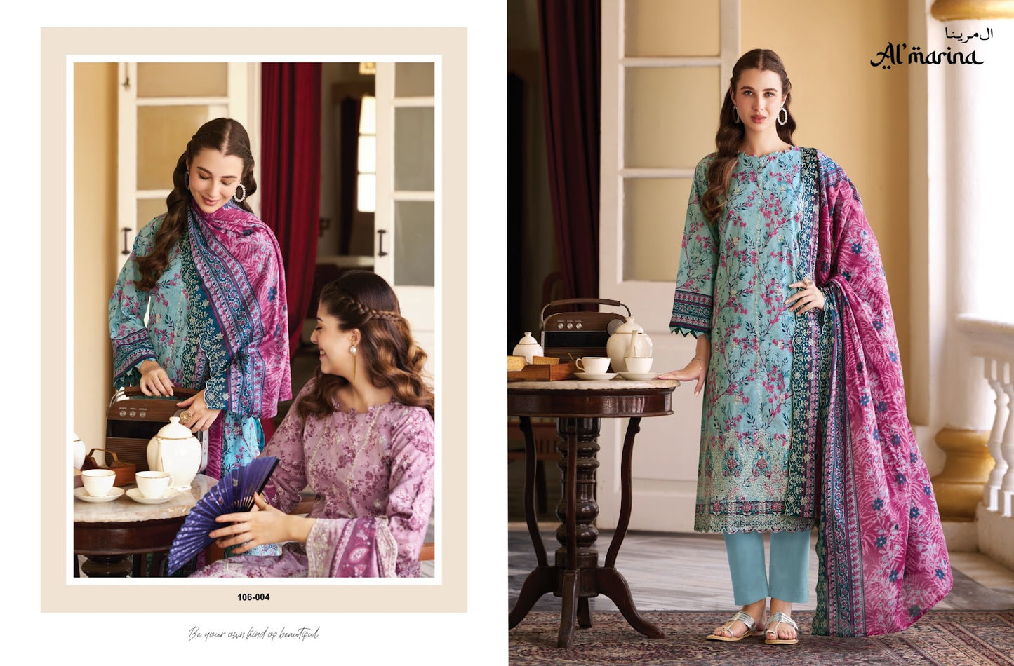 Chikankari Vol 4 Al Marina Cotton Karachi Salwar Suits Manufacturer India