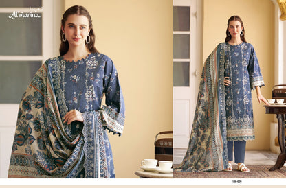 Chikankari Vol 4 Al Marina Cotton Karachi Salwar Suits Manufacturer India